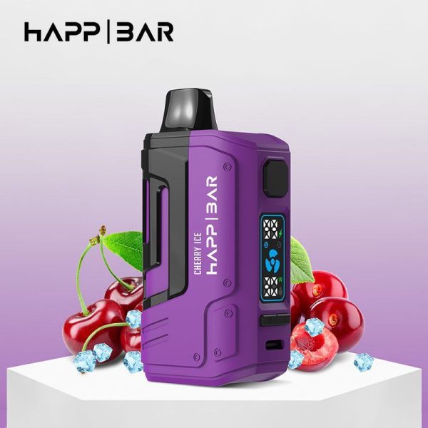 Вейп HAPP Bar BST 15000 дръпки Айс Череша ел. цигара наргиле Monster Vapes