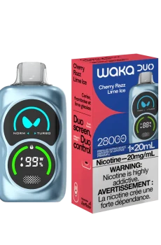 Вейп 25000 дръпки WAKA – електронна цигара, наргиле Тъмна Череша