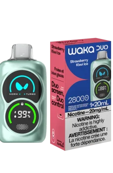Вейп 25000 дръпки WAKA – електронна цигара, наргиле Ягода и Малина