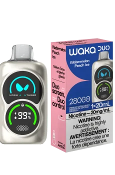 Вейп 25000 дръпки WAKA – електронна цигара, наргиле Диня Айс