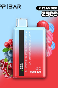 HAPP DUO 35000 дръпки – Боровинка, Череша, Червена Боровинка + Динена Дъвка