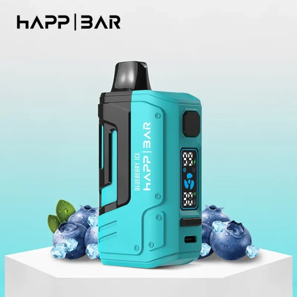 Вейп HAPP Bar BST 15000 дръпки Боровинка Айс – електронна цигара с охлаждащ ефект