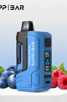 Вейп HAPP Bar BST 15000 дръпки Боровинка и Малина – ел. цигара с дисплей