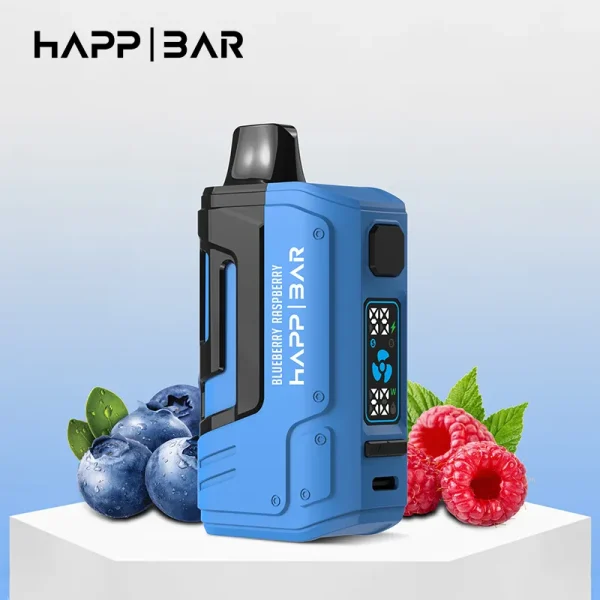 Вейп HAPP Bar BST 15000 дръпки Боровинка и Малина – ел. цигара с дисплей