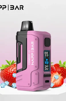 Вейп HAPP Bar BST 15000 дръпки Ягода Айс – електронна цигара с леден вкус
