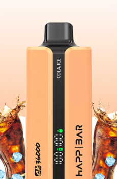 Вейп HAPP 36000 дръпки Cola Ice – ел. цигара с дисплей и охлаждащ ефект