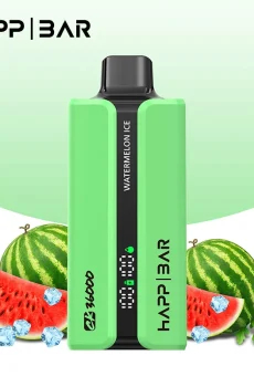Вейп HAPP 36000 дръпки Watermelon Ice – ел. цигара с дисплей и охлаждащ ефект