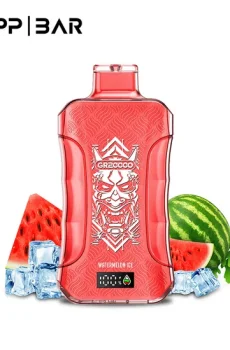 Вейп HAPP 30000 дръпки Watermelon Ice – електронна цигара с дисплей, охлаждащ ефект и 2% никотин