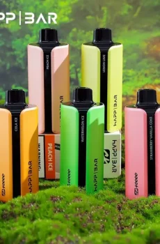 Вейп HAPP 40 000 дръпки – Lemon Lime, 5% никотин, с дисплей