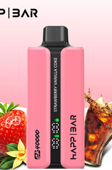Вейп HAPP 40 000 дръпки – Strawberry Vanilla Coke, 5% никотин, с дисплей