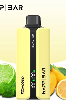 Вейп HAPP 40 000 дръпки – Lemon Lime, 5% никотин, с дисплей