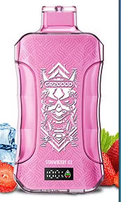 Вейп HAPP Bar 30 000 дръпки – Ягода Айс, 5% никотин, с дисплей и леден вкус