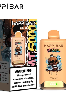 Вейп HAPP MT50000 – Cola Ice, 50 000 дръпки, 5% никотин, с дисплей и USB-C