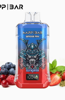 Вейп HAPP MEGA 100 000 дръпки – Blue Mountain, 2% никотин, с дисплей
