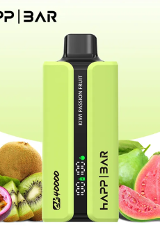 Вейп HAPP 40 000 дръпки – Kiwi Passion Fruit, 5% никотин, с дисплей
