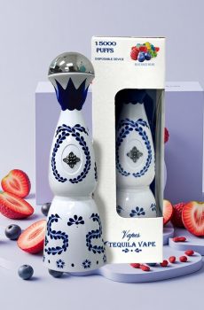 Вейп Humo Azul 15000 дръпки – Blue Razz Ice, 5% никотин – дизайнерска електронна цигара с леден ефект