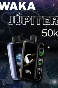 Вейп WAKA BLAST 50 000 дръпки – Blue Razz Blackberry, 5% никотин, Ice Blast режим