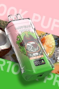 Вейп HAPP MEGA 100 000 дръпки – Coconut Melon Ice, 2% никотин, с дисплей