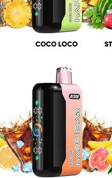 Вейп HAPP R120K – Cola Ice, 120 000 дръпки, с дисплей