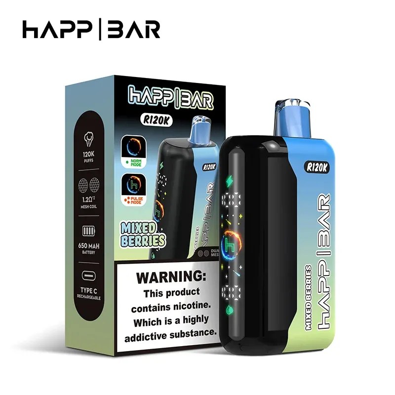 Вейп HAPP R120K – Mixed Berries, 120 000 дръпки, с дисплей