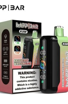Вейп HAPP R120K – Raspberry Watermelon, 120 000 дръпки, с дисплей